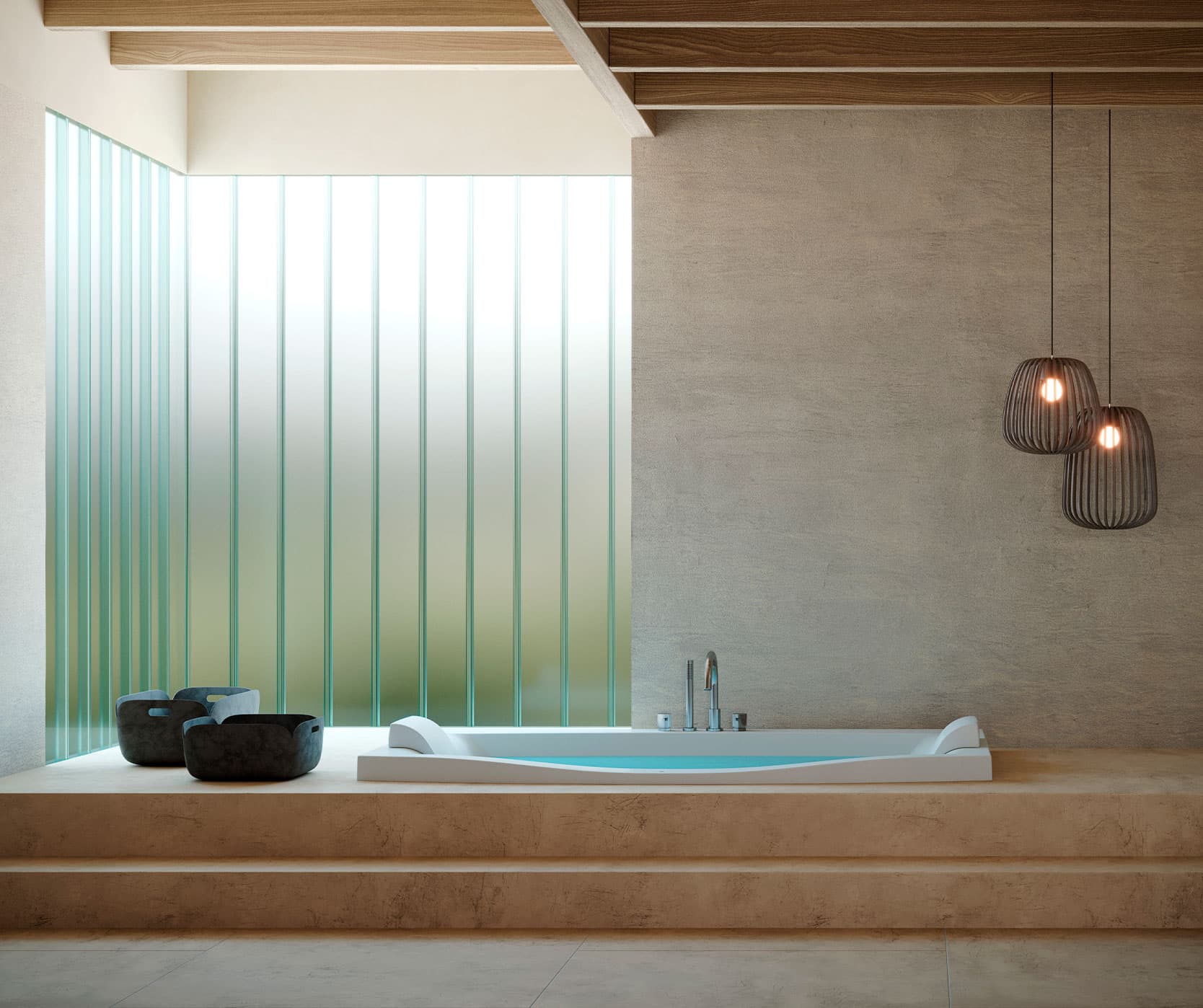 Cadă de baie cu hidromasaj Jacuzzi® Invita (J-Quiet™)