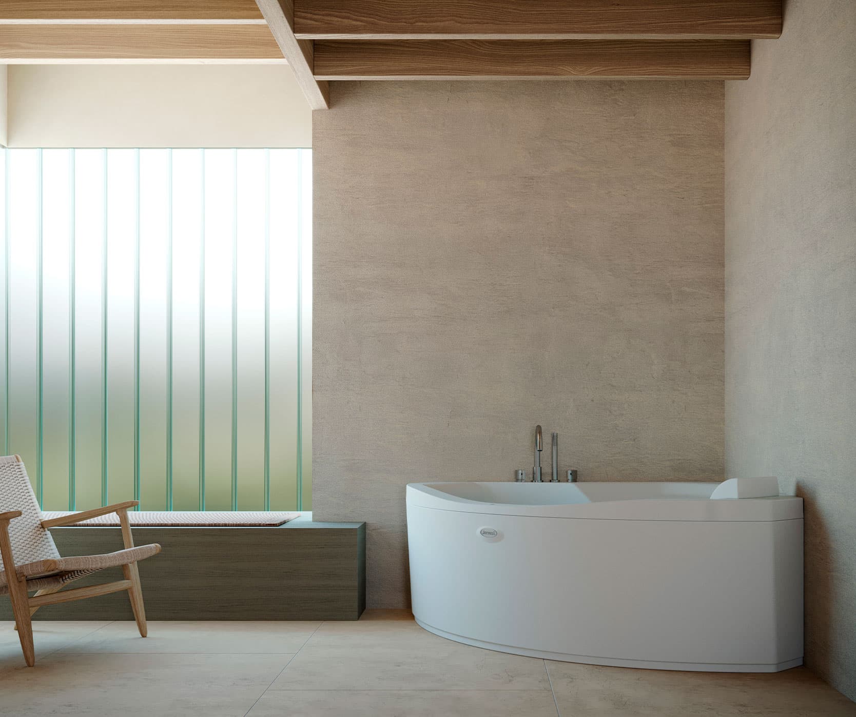 Cadă de baie cu hidromasaj Jacuzzi® Uma (J-Quiet™)