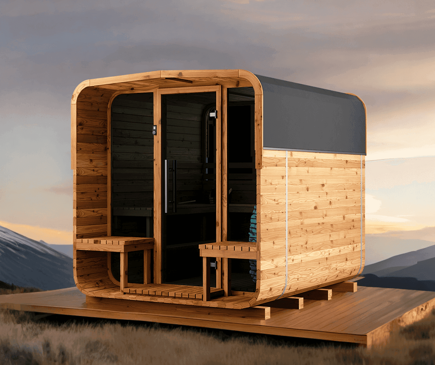 Saună Finlandeză de exterior Auroom® Nora 250