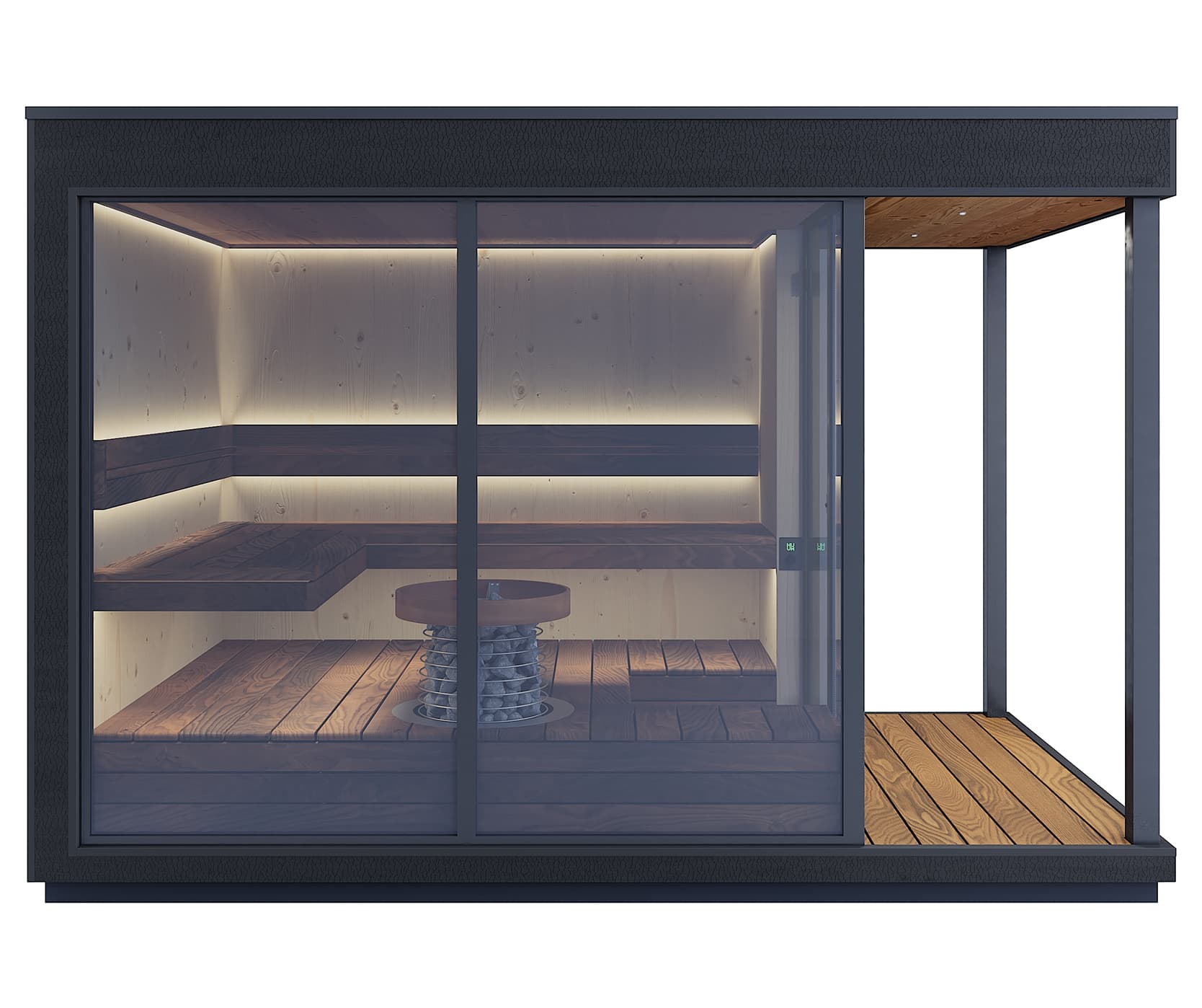 Saună exterioară Auroom® Quu