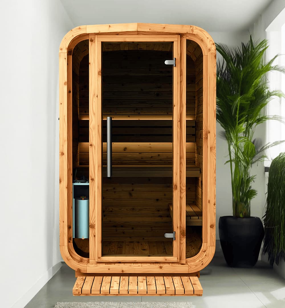 Saună de exterior Auroom Sola 140 – 1-2 locuri