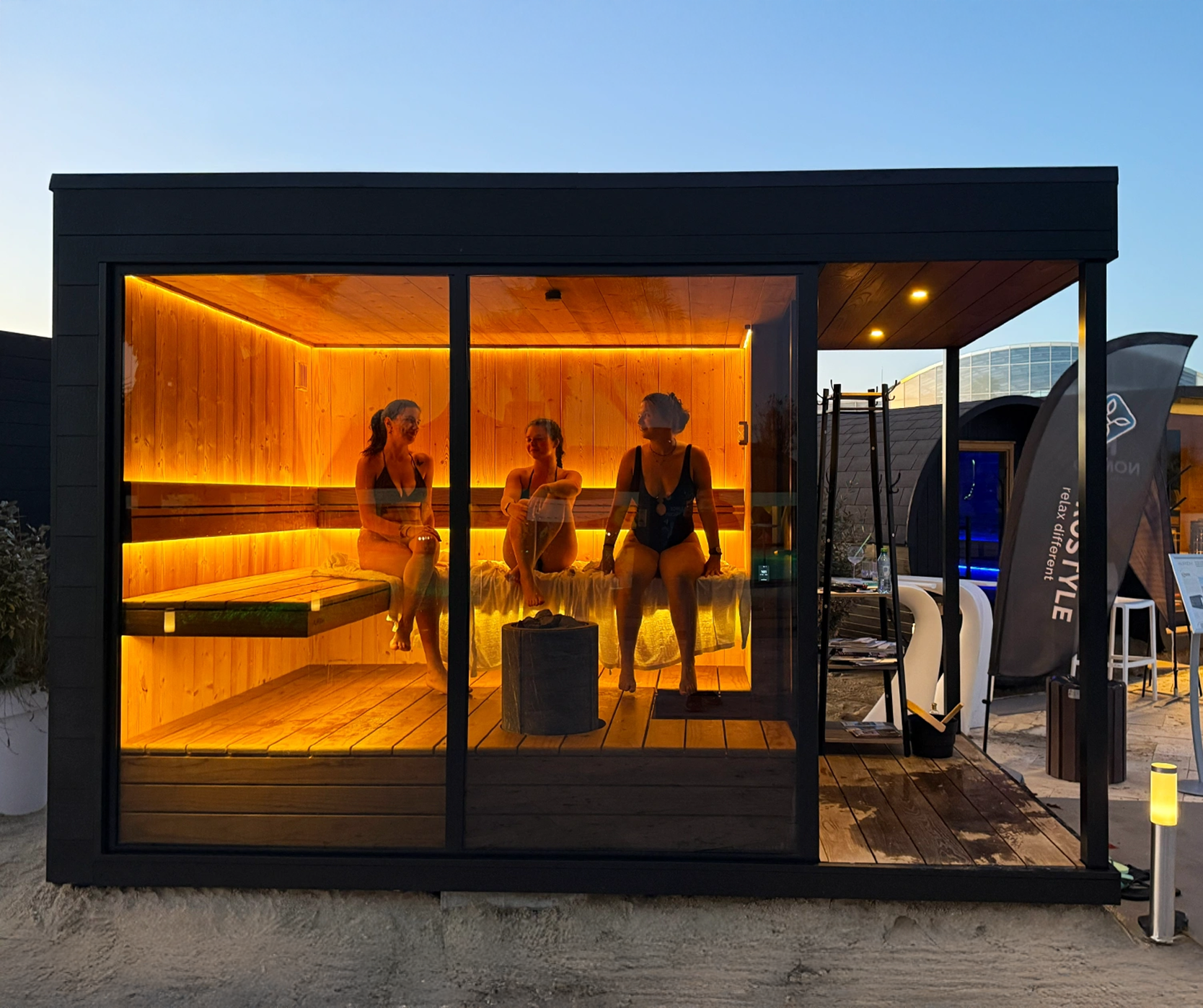 Auroom® QUU – eleganță nordică și tehnologie de top la Sauna Fest 2025, Therme București 1