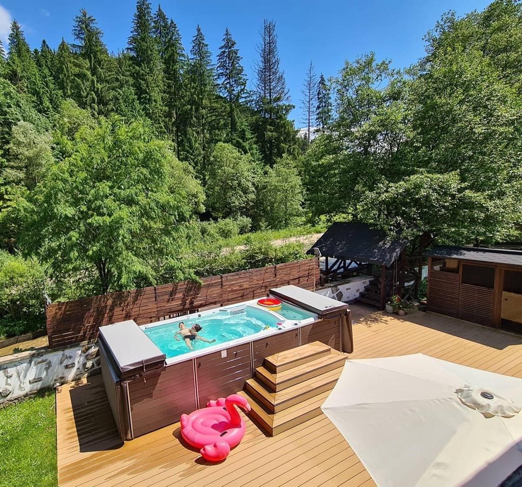 Swim Spa Endless Pools® X2000 şi Sauna de Exterior – Bio Valeputna 1