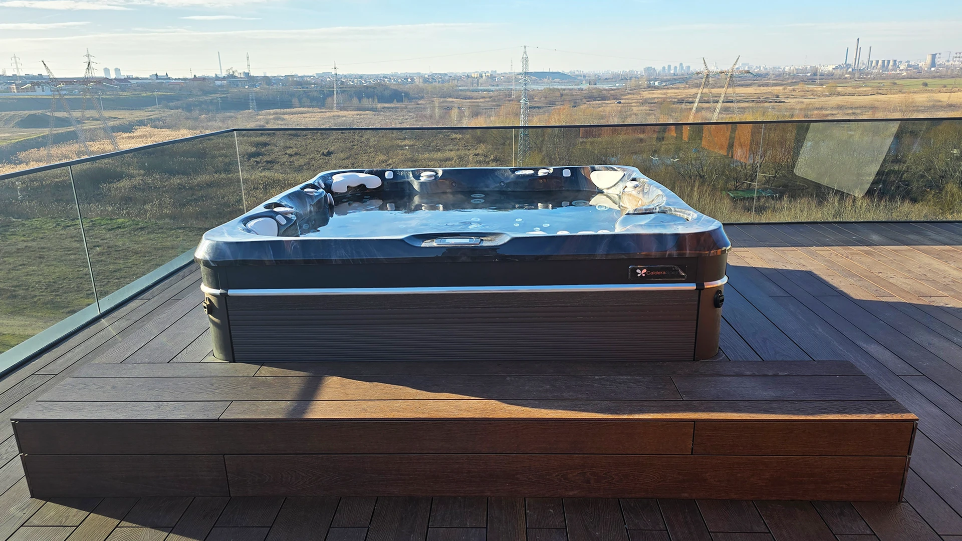 Cadă cu hidromasaj Caldera Spas Geneva şi Saună Personalizată 1