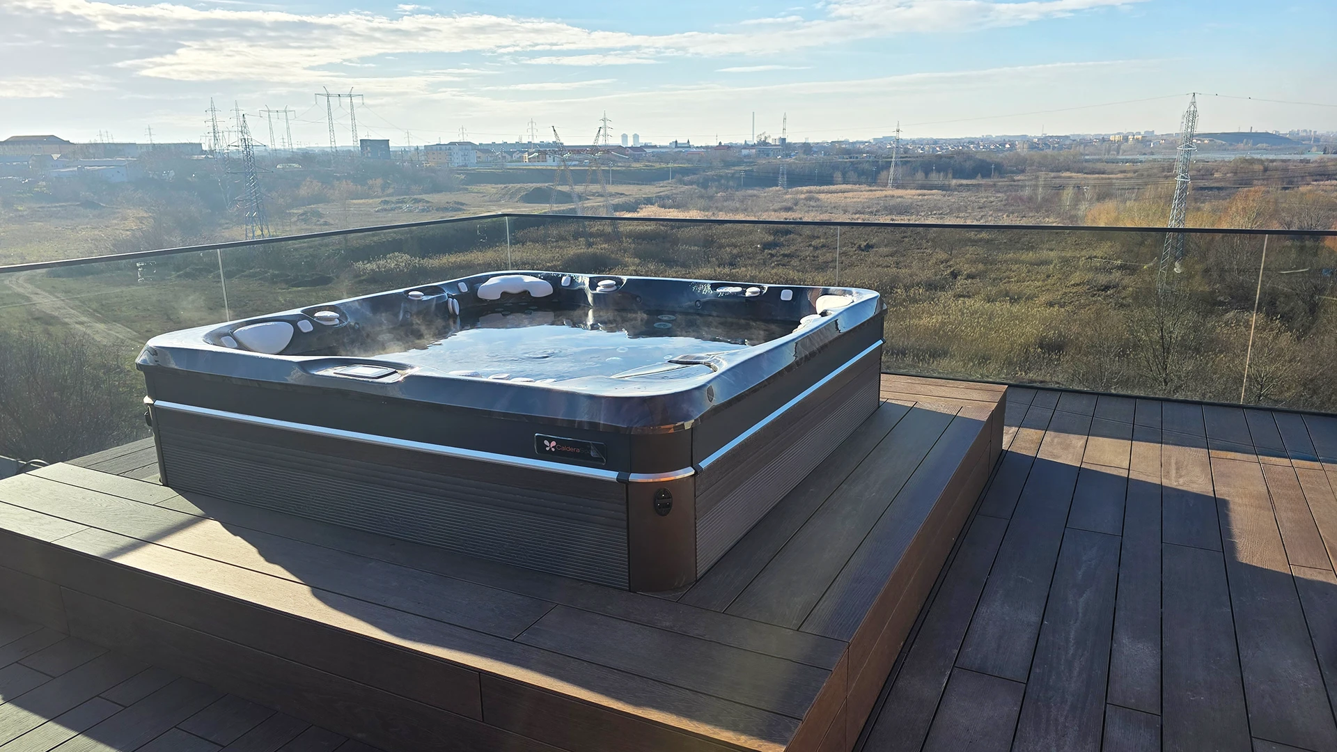 Cadă cu hidromasaj Caldera Spas Geneva şi Saună Personalizată 2