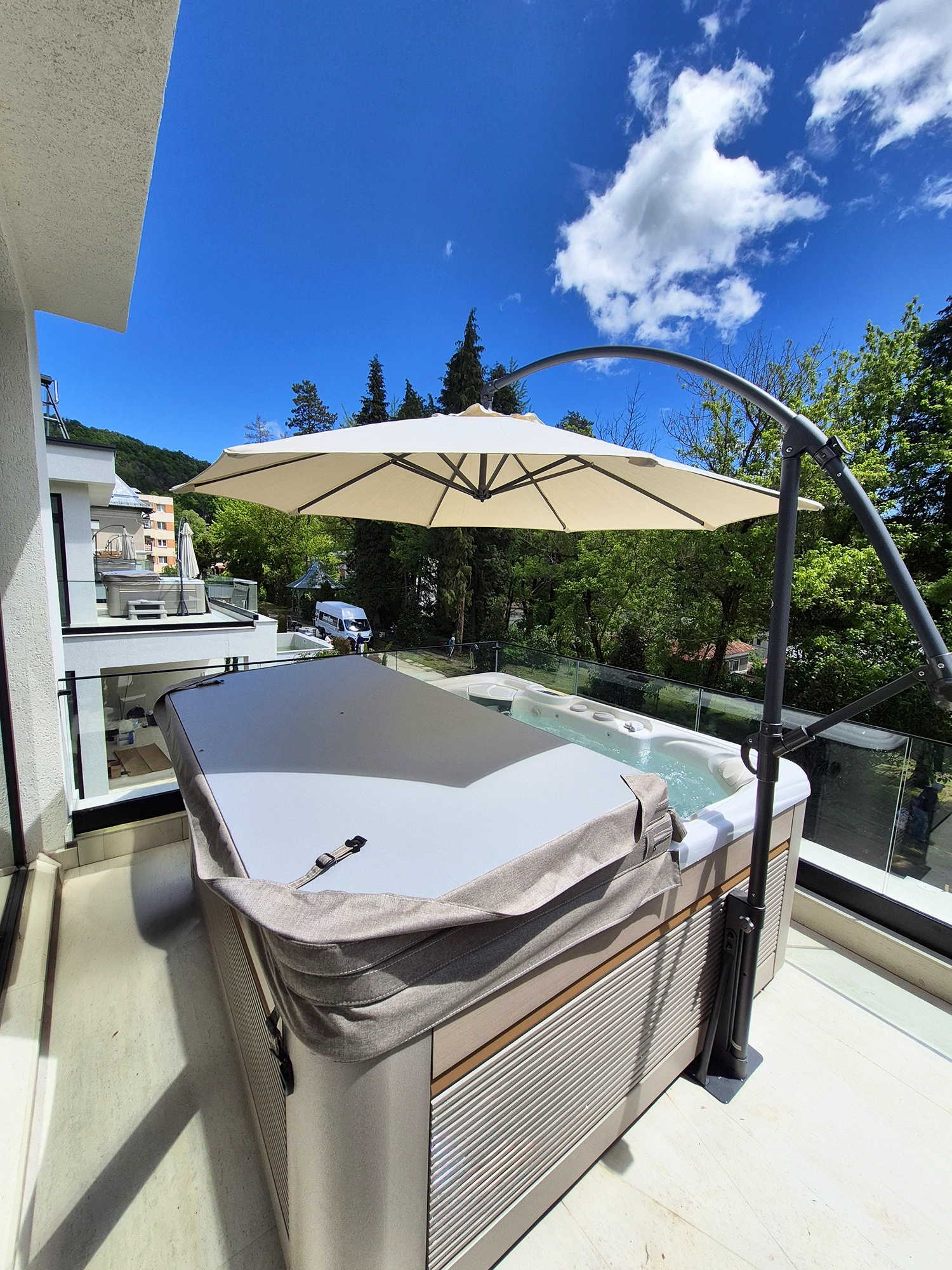 Jacuzzi-uri Caldera Spas® Seychelles, Cold Plunge și Saună Auroom® Kaia – Govora 4