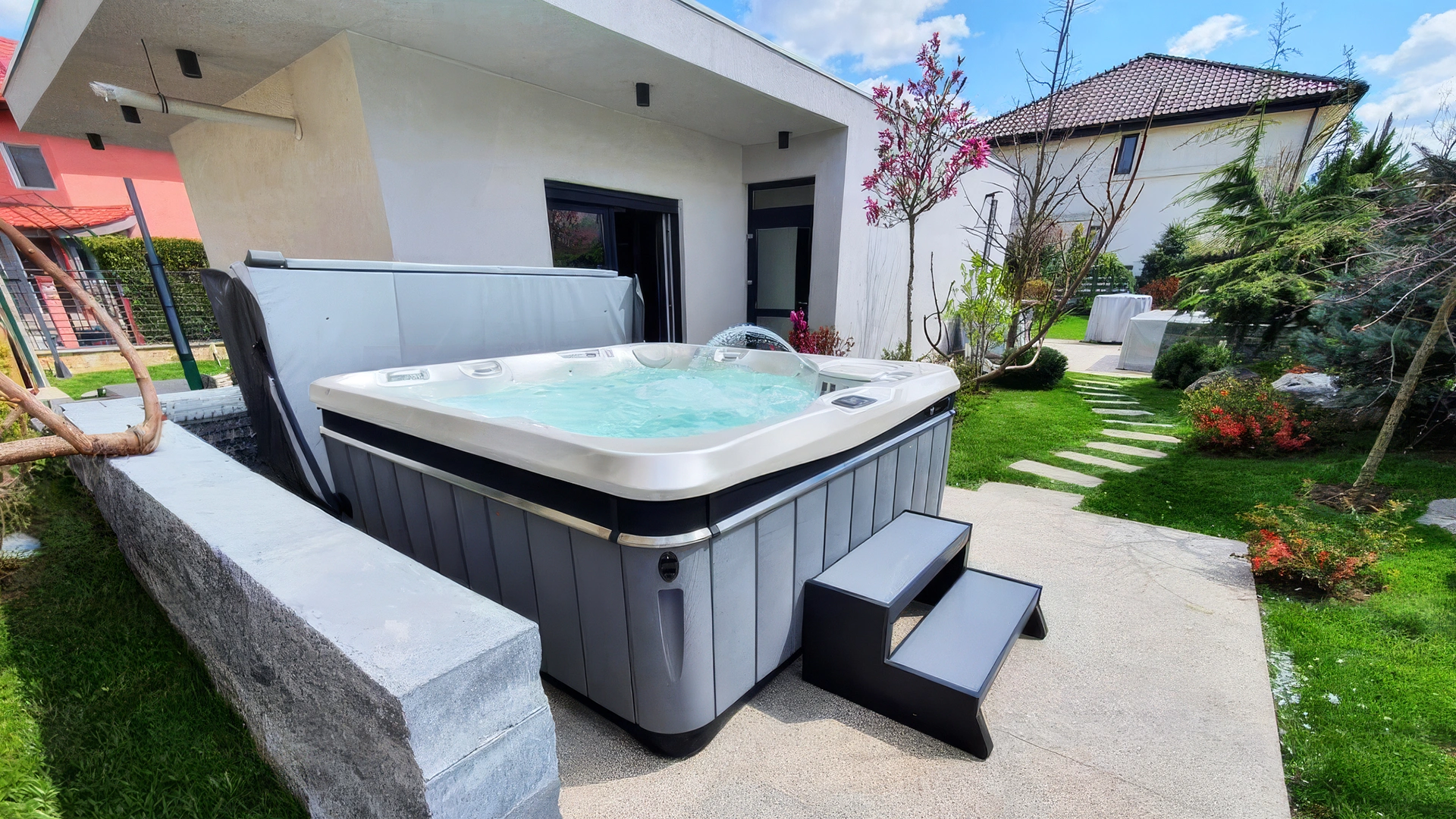 Jacuzzi de exterior Caldera Spas® Tahitian – Proiect Hidrostyle în Otopeni 1