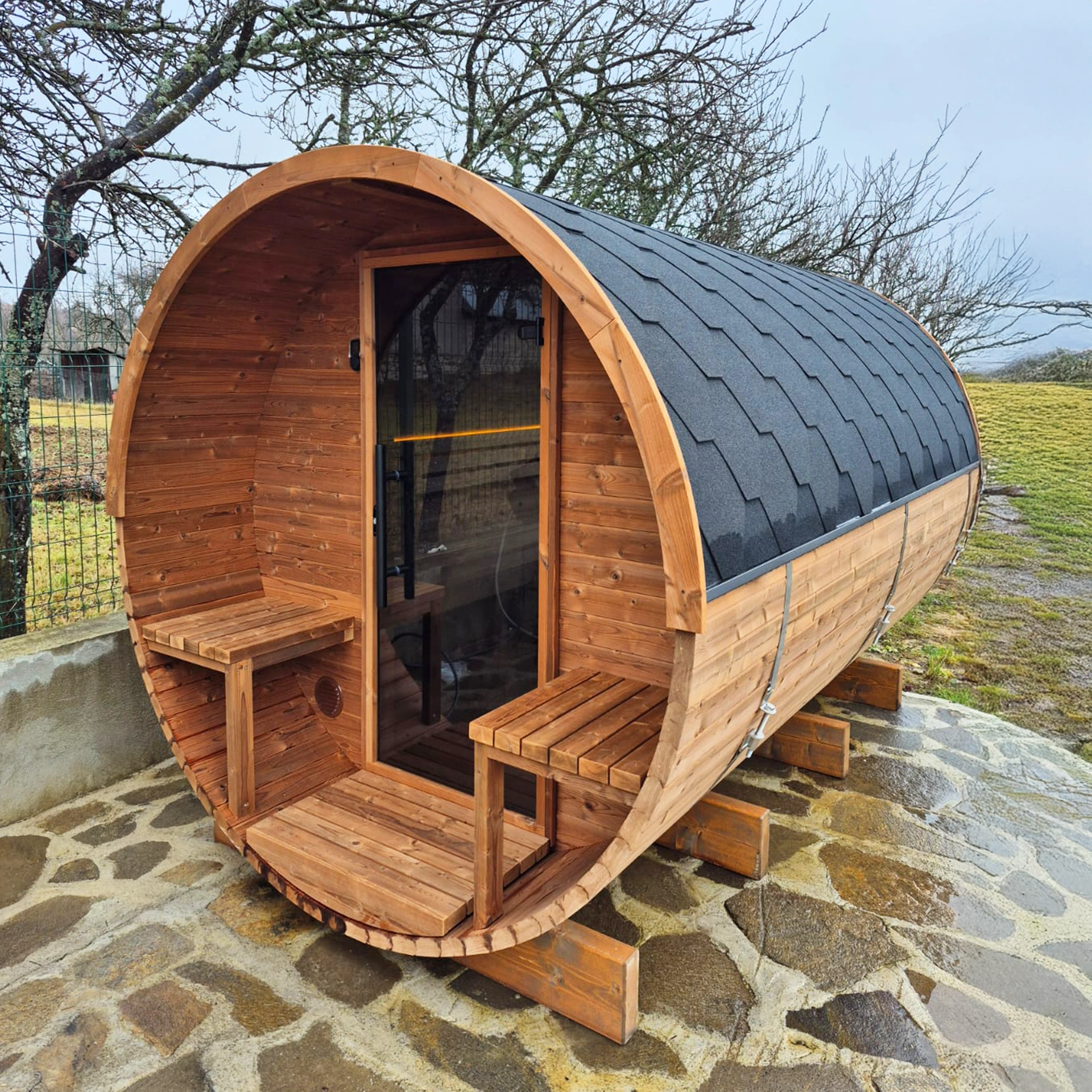 Saună de finlandeză exterior Auroom® Luma Cosy 300 – Timișoara 1