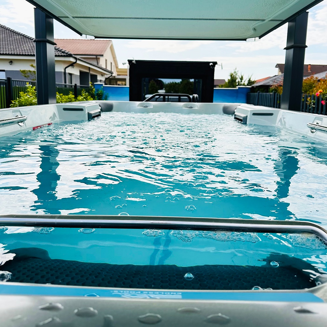 Swim Spa Endless Pools E500, Saună Finlandeză Salvos și 2 Saune cu Infraroșu 1